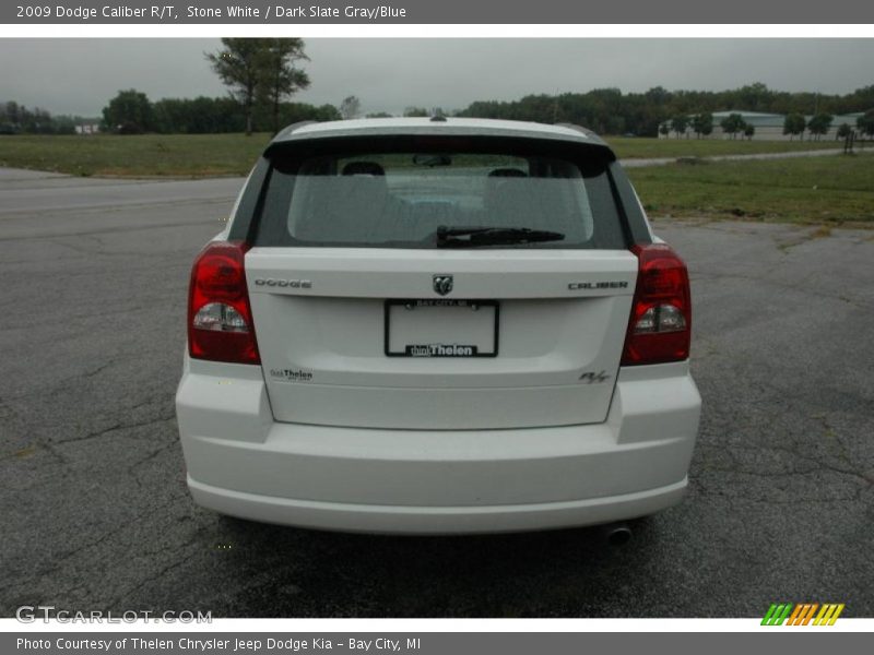 Stone White / Dark Slate Gray/Blue 2009 Dodge Caliber R/T