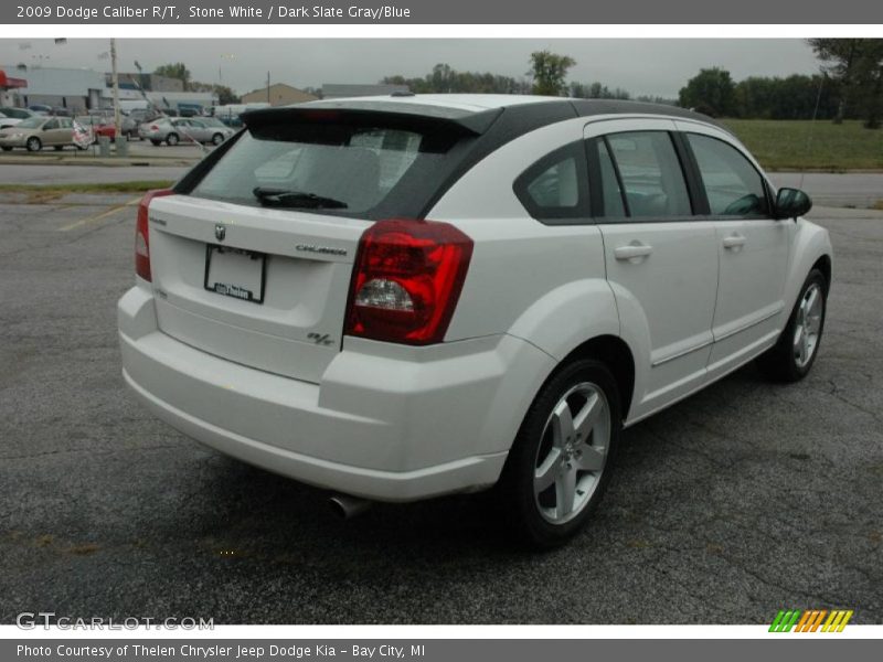 Stone White / Dark Slate Gray/Blue 2009 Dodge Caliber R/T