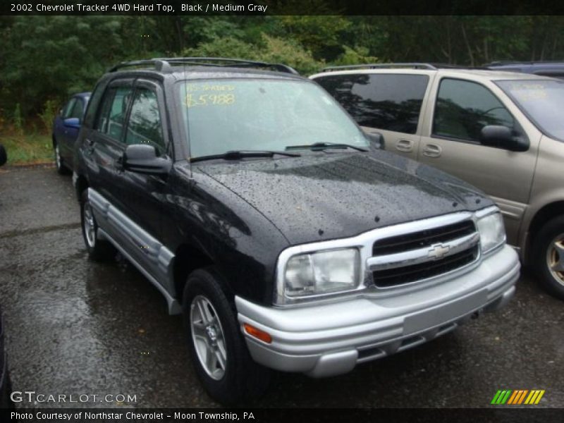 Black / Medium Gray 2002 Chevrolet Tracker 4WD Hard Top