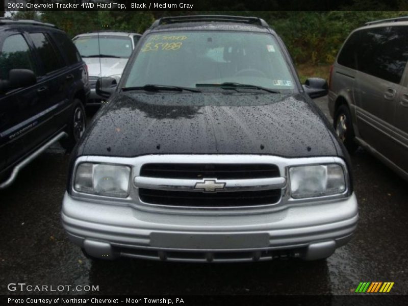 Black / Medium Gray 2002 Chevrolet Tracker 4WD Hard Top