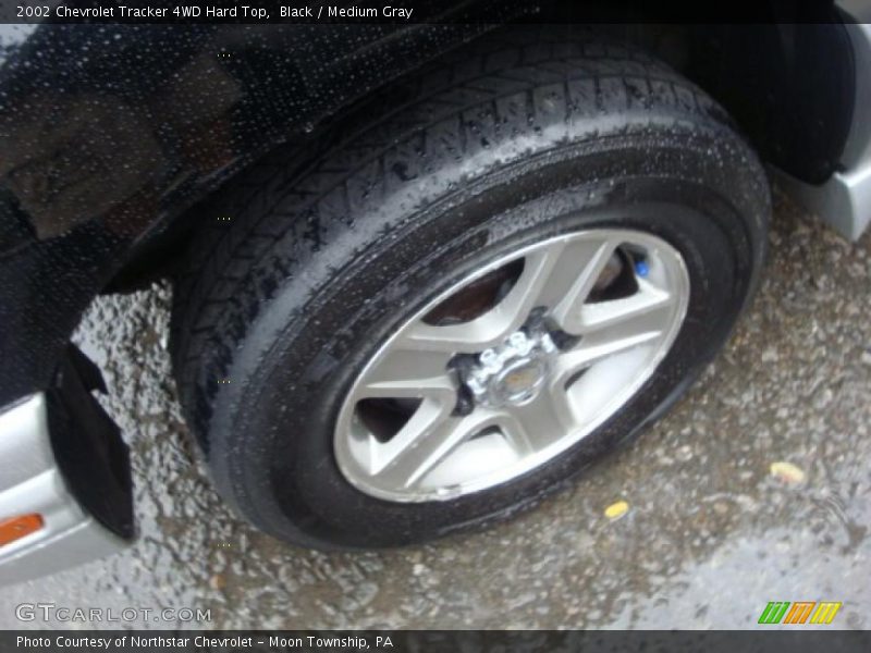 Black / Medium Gray 2002 Chevrolet Tracker 4WD Hard Top