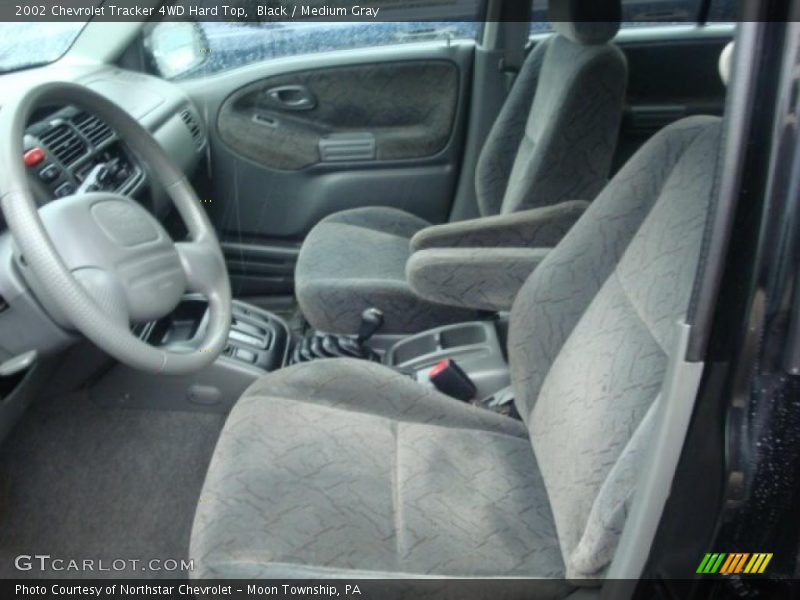 Black / Medium Gray 2002 Chevrolet Tracker 4WD Hard Top