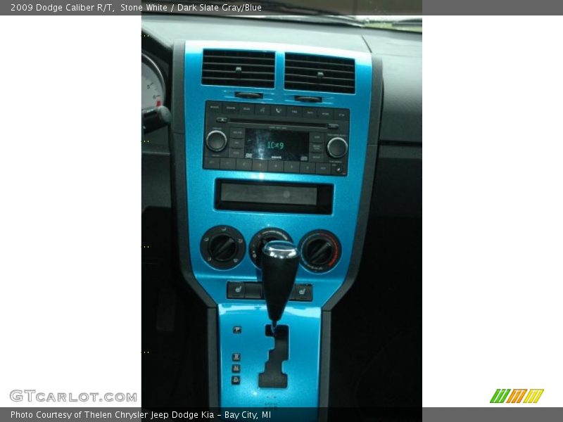 Stone White / Dark Slate Gray/Blue 2009 Dodge Caliber R/T