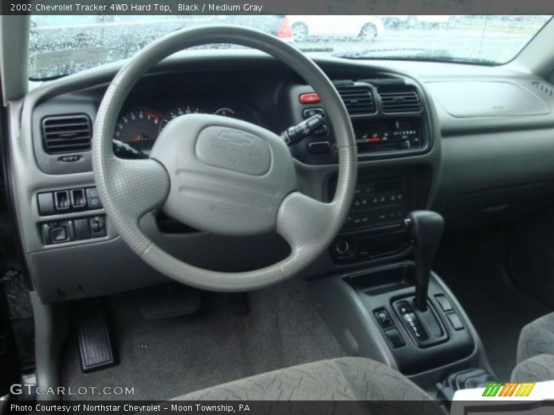 Black / Medium Gray 2002 Chevrolet Tracker 4WD Hard Top