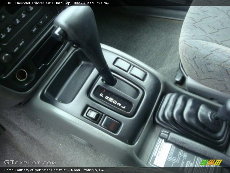 Black / Medium Gray 2002 Chevrolet Tracker 4WD Hard Top
