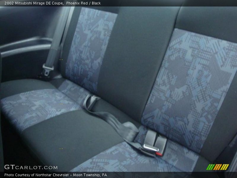 Phoenix Red / Black 2002 Mitsubishi Mirage DE Coupe