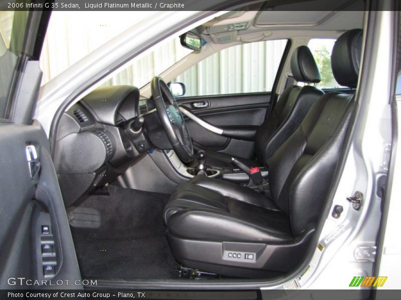 Liquid Platinum Metallic / Graphite 2006 Infiniti G 35 Sedan