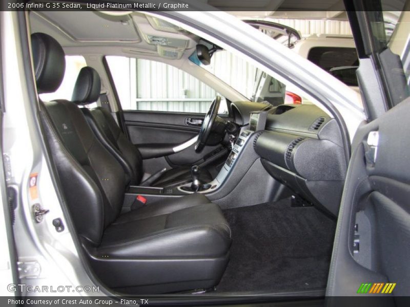 Liquid Platinum Metallic / Graphite 2006 Infiniti G 35 Sedan