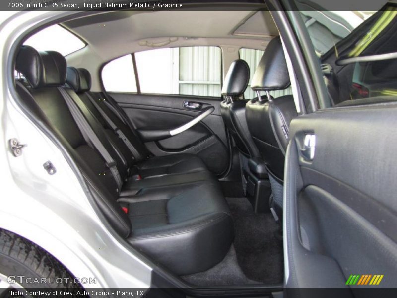 Liquid Platinum Metallic / Graphite 2006 Infiniti G 35 Sedan