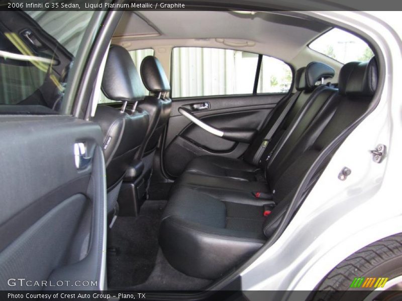 Liquid Platinum Metallic / Graphite 2006 Infiniti G 35 Sedan