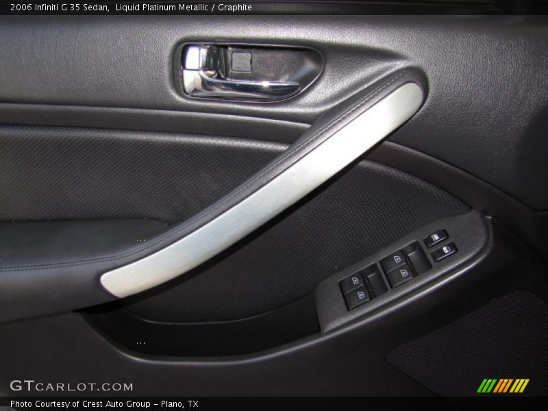 Liquid Platinum Metallic / Graphite 2006 Infiniti G 35 Sedan