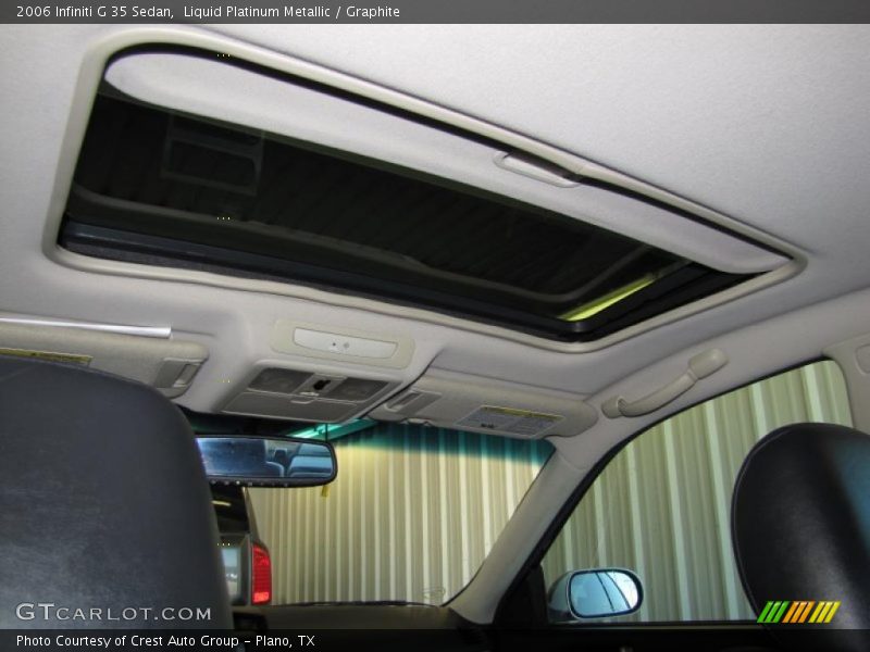 Liquid Platinum Metallic / Graphite 2006 Infiniti G 35 Sedan