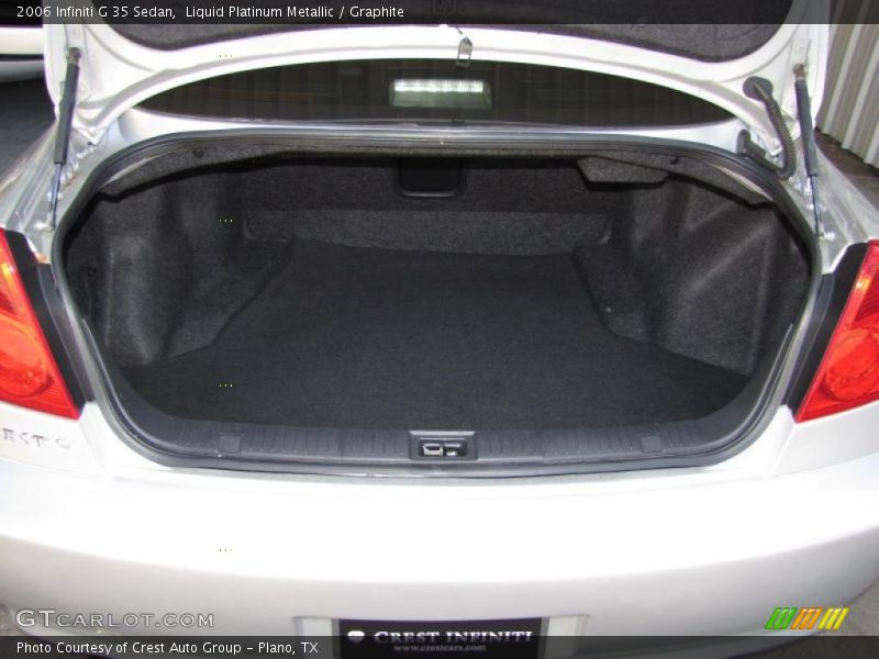 Liquid Platinum Metallic / Graphite 2006 Infiniti G 35 Sedan