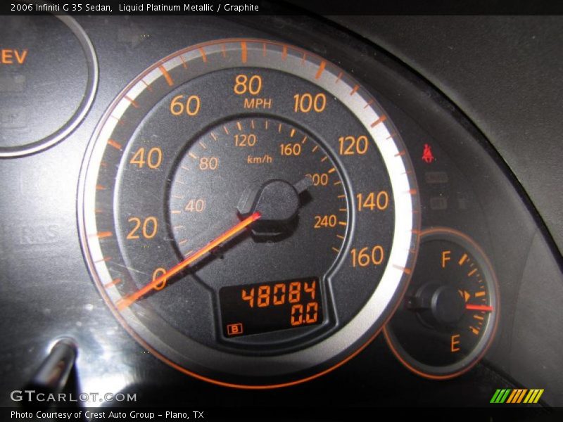 Liquid Platinum Metallic / Graphite 2006 Infiniti G 35 Sedan