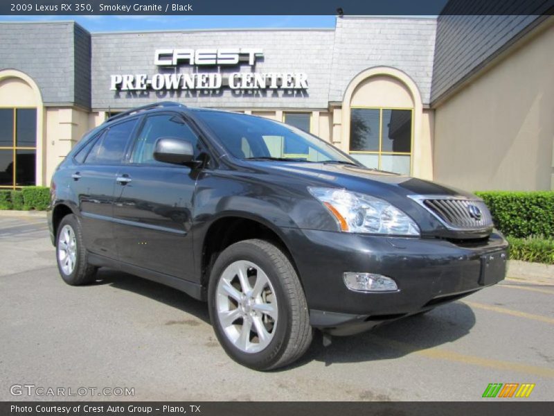 Smokey Granite / Black 2009 Lexus RX 350