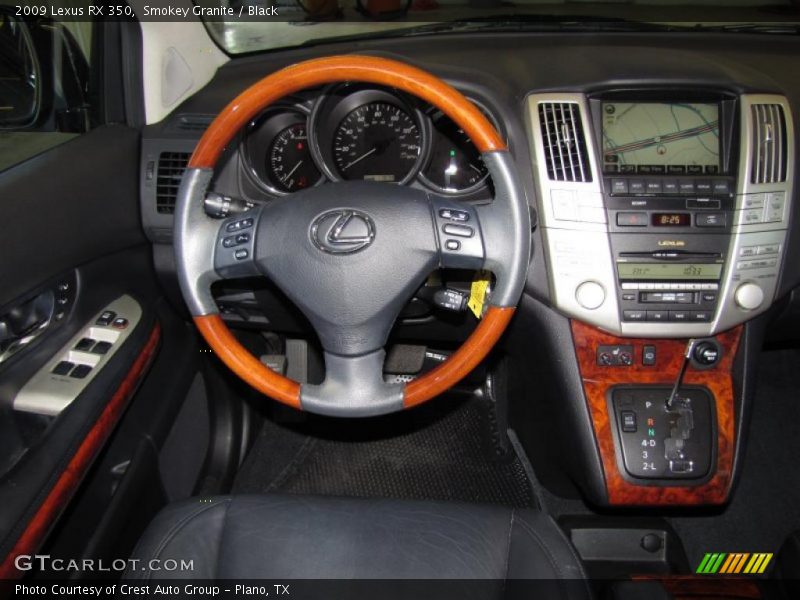 Smokey Granite / Black 2009 Lexus RX 350