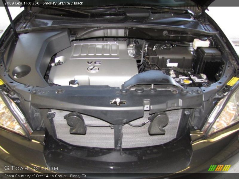 Smokey Granite / Black 2009 Lexus RX 350