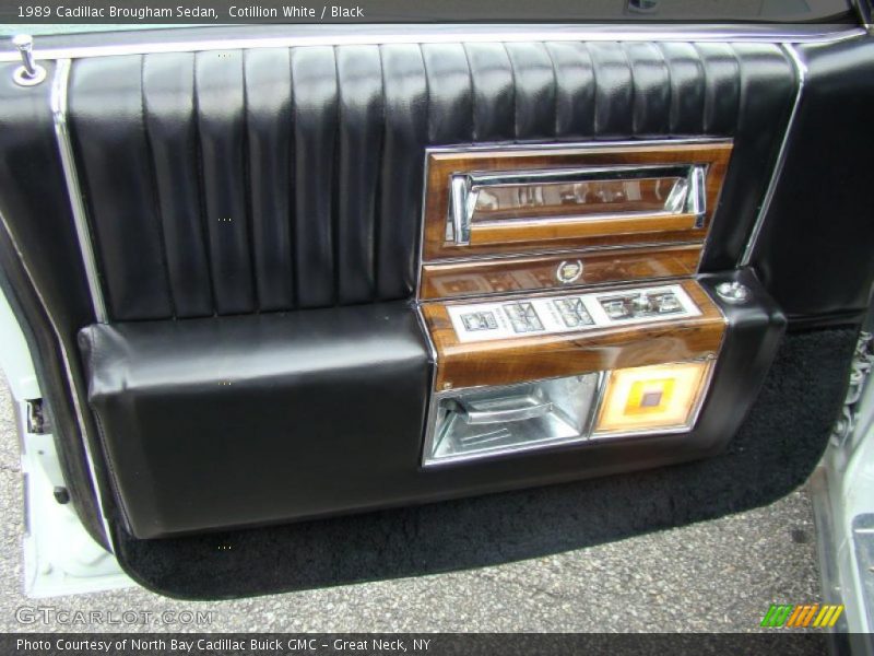 Cotillion White / Black 1989 Cadillac Brougham Sedan