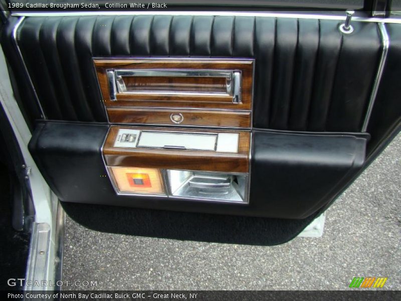 Cotillion White / Black 1989 Cadillac Brougham Sedan