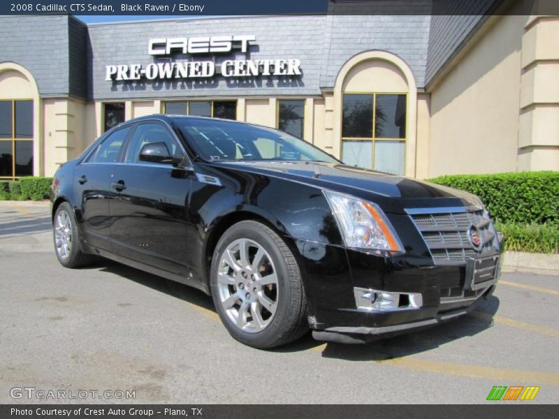Black Raven / Ebony 2008 Cadillac CTS Sedan