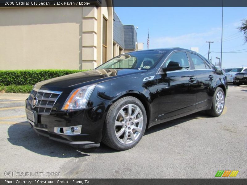 Black Raven / Ebony 2008 Cadillac CTS Sedan
