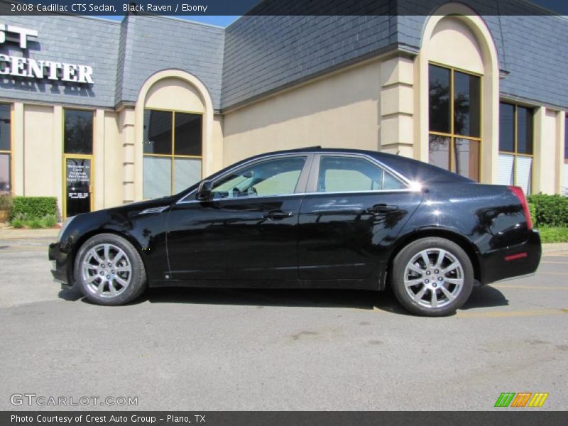 Black Raven / Ebony 2008 Cadillac CTS Sedan
