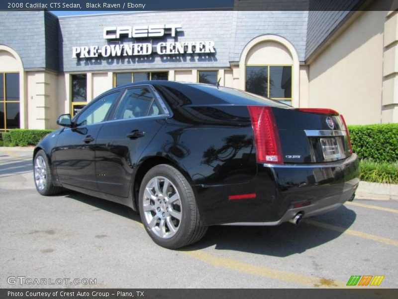 Black Raven / Ebony 2008 Cadillac CTS Sedan