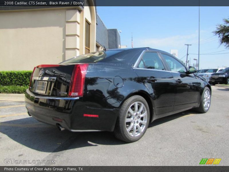 Black Raven / Ebony 2008 Cadillac CTS Sedan