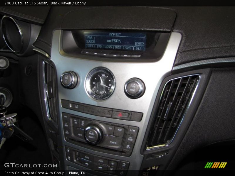 Black Raven / Ebony 2008 Cadillac CTS Sedan