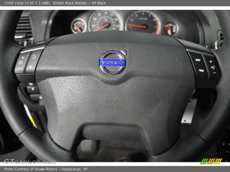 Ember Black Metallic / Off Black 2008 Volvo XC90 3.2 AWD