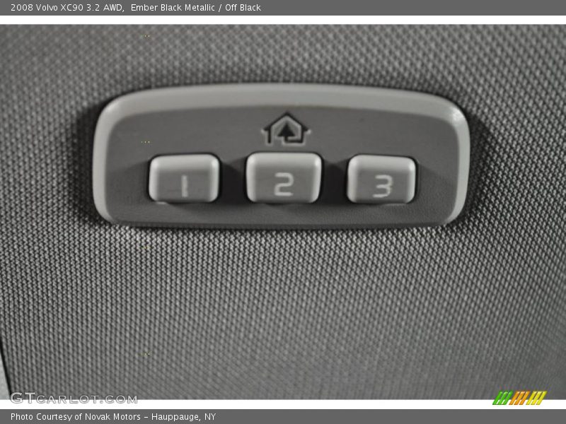 Ember Black Metallic / Off Black 2008 Volvo XC90 3.2 AWD