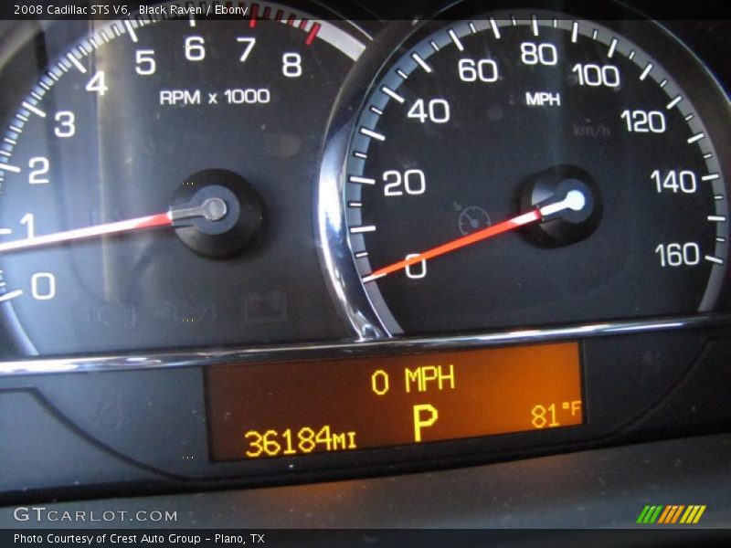Black Raven / Ebony 2008 Cadillac STS V6