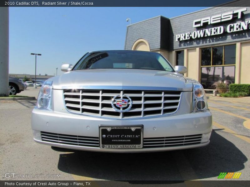 Radiant Silver / Shale/Cocoa 2010 Cadillac DTS