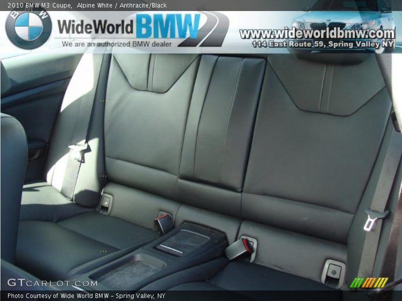 Alpine White / Anthracite/Black 2010 BMW M3 Coupe