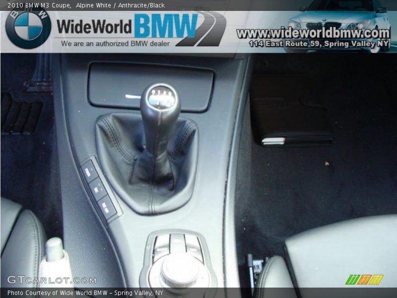 Alpine White / Anthracite/Black 2010 BMW M3 Coupe