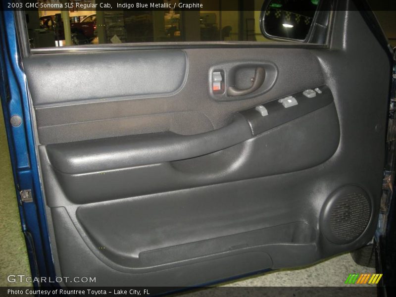 Indigo Blue Metallic / Graphite 2003 GMC Sonoma SLS Regular Cab