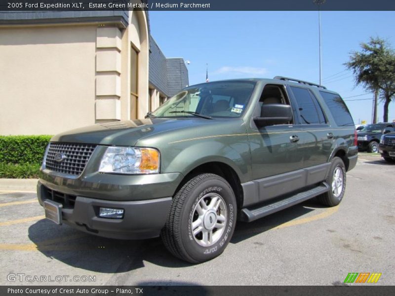 Estate Green Metallic / Medium Parchment 2005 Ford Expedition XLT