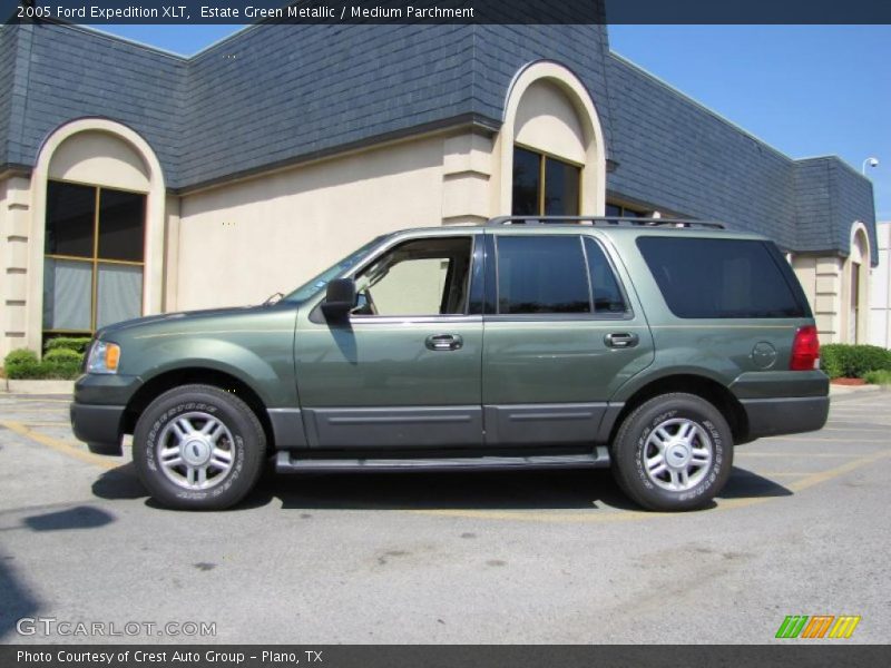 Estate Green Metallic / Medium Parchment 2005 Ford Expedition XLT