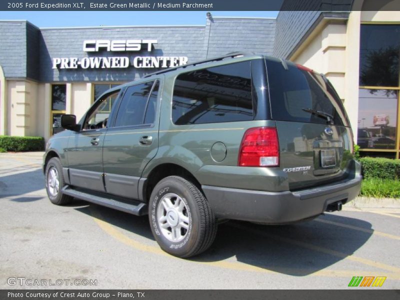 Estate Green Metallic / Medium Parchment 2005 Ford Expedition XLT