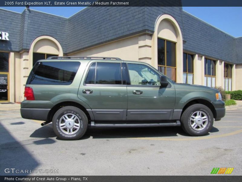 Estate Green Metallic / Medium Parchment 2005 Ford Expedition XLT