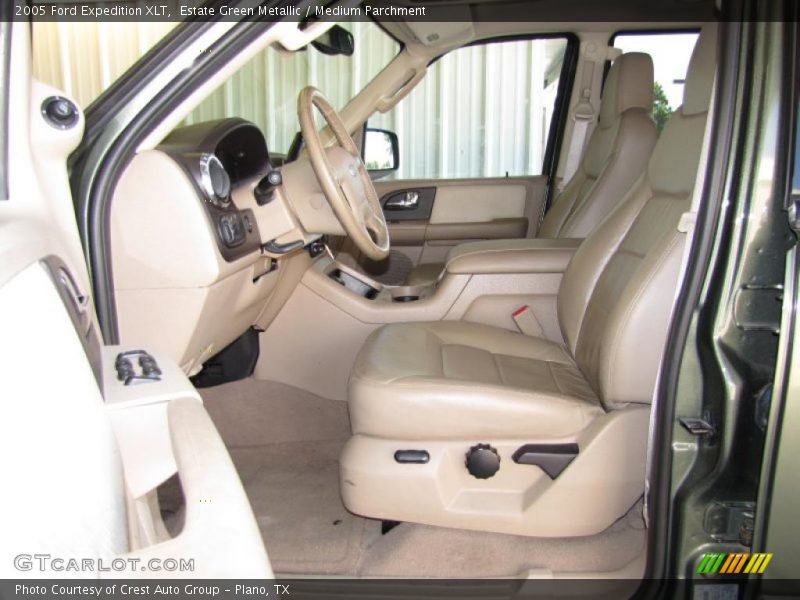 Estate Green Metallic / Medium Parchment 2005 Ford Expedition XLT