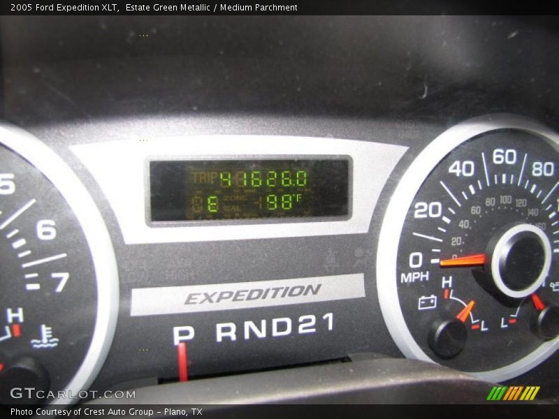 Estate Green Metallic / Medium Parchment 2005 Ford Expedition XLT