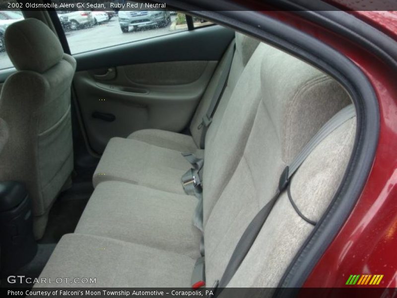 Ruby Red / Neutral 2002 Oldsmobile Alero GX Sedan
