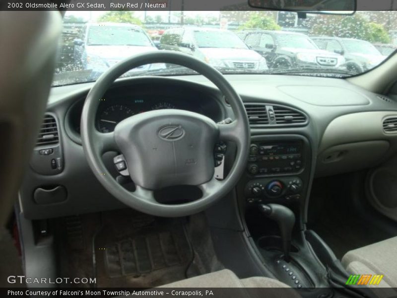 Ruby Red / Neutral 2002 Oldsmobile Alero GX Sedan