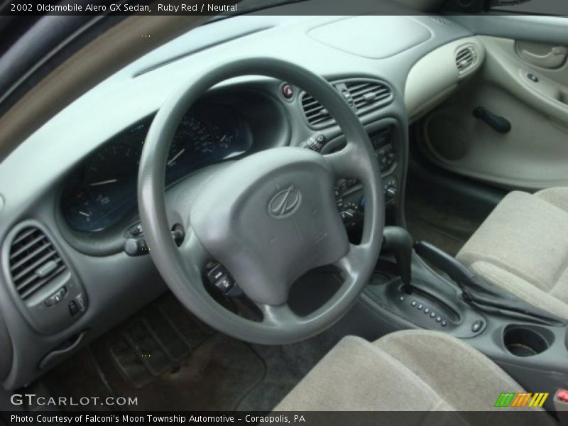 Ruby Red / Neutral 2002 Oldsmobile Alero GX Sedan