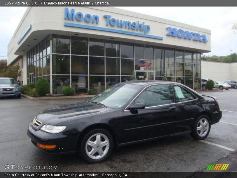 Flamenco Black Pearl Metallic / Charcoal 1997 Acura CL 3.0