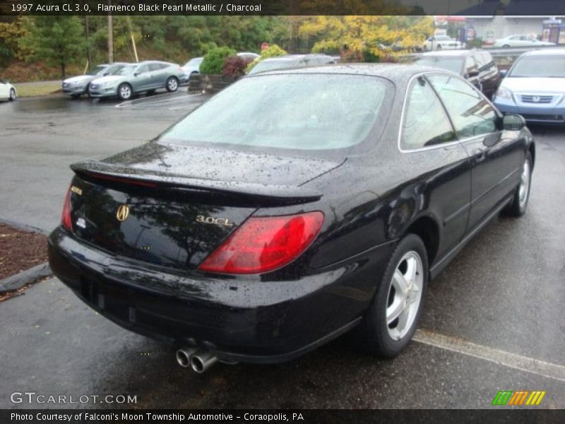 Flamenco Black Pearl Metallic / Charcoal 1997 Acura CL 3.0