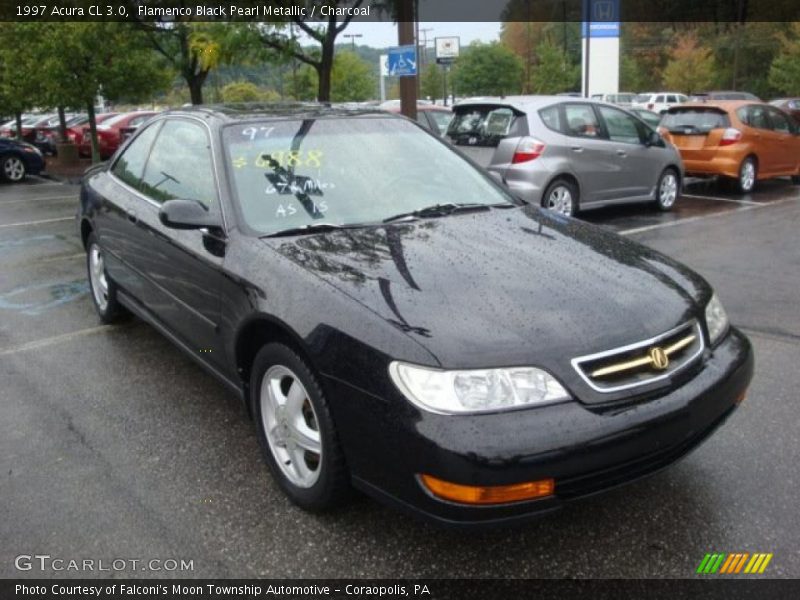 Flamenco Black Pearl Metallic / Charcoal 1997 Acura CL 3.0