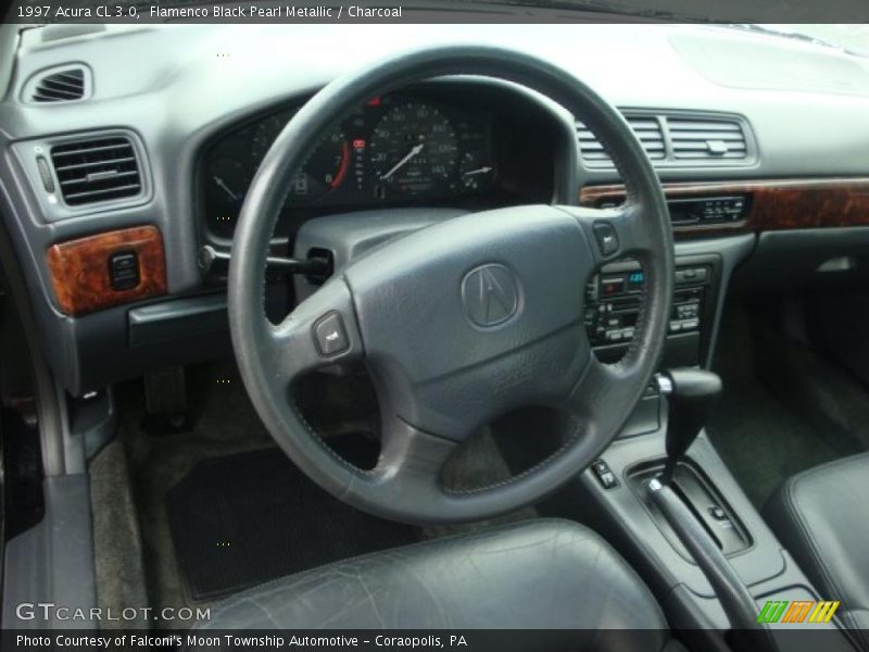 Flamenco Black Pearl Metallic / Charcoal 1997 Acura CL 3.0