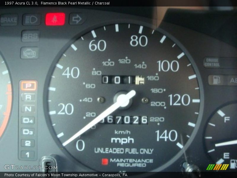 Flamenco Black Pearl Metallic / Charcoal 1997 Acura CL 3.0